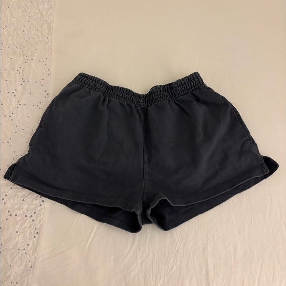 Brandy Melville Pants - Brandy Melville Dark Blue Rosa Sweatshorts